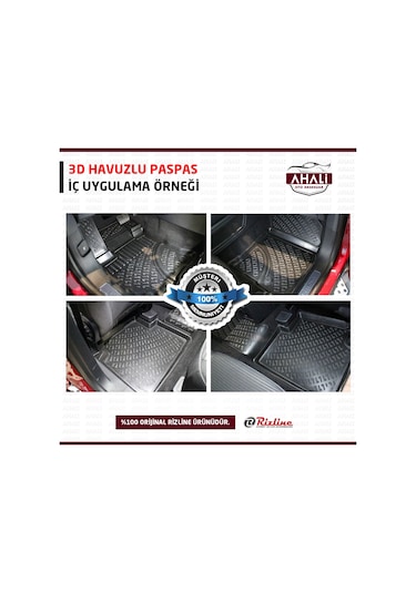 Rizline Citroen C4 Picasso 3D Havuzlu Paspas