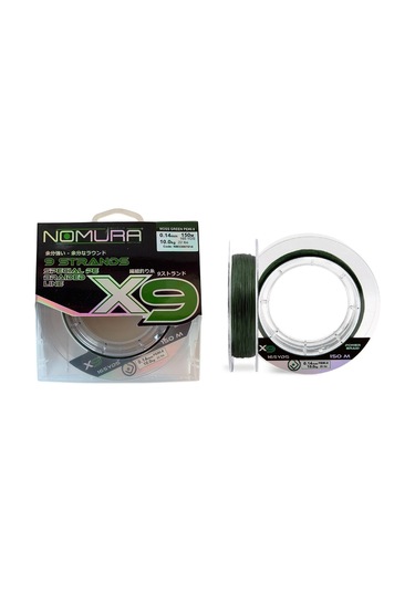 Nomura Braid X9 150mt 0.14mm 0.8pe Moss Green Örgü İp Misina