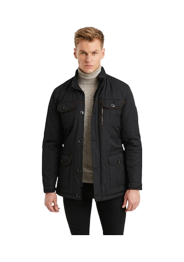 Dynamo Erkek Spor Parka 3450 Bgl-st01641 Siyah