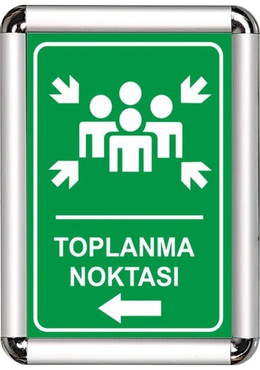 Toplanma Noktası A3 Cerceveli Uyarı Ve Yönlendirme Levhası