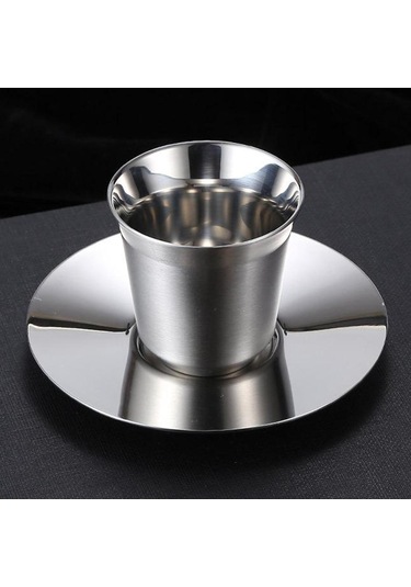 Suntek Çift Duvarlı Kahve Kupa Yalıtımlı Çay Bardağı Plakalı S