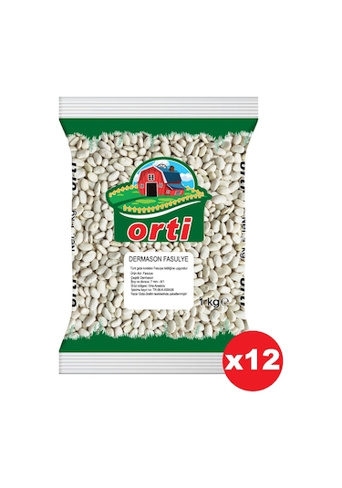 Orti Dermason Fasulye 1 Kg. x 6 Paket