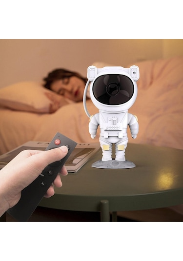 Weichuang01 Astronot Projektör Night Light Lambası - Beyaz Beyaz