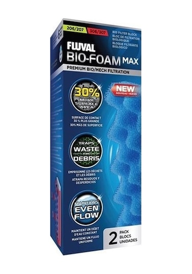 Fluval 206 / 207 306/307 Bio-foam Max 2 Adet
