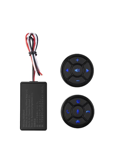 Springsun Kablosuz Direksiyon Kontrol Düğmesi - Çok Fonksiyonlu Araç Dvd Ve Navigasyon Kumandası 110 Karakter