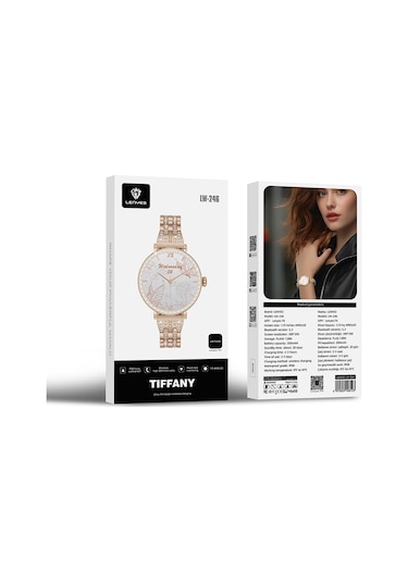Lenyes LW-246 Ip68 Taş Tasarımlı Akıllı Saat (İthalatçı Garantili)