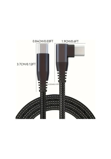 Willowhaven Gri 5li Paket 10gbps Hizli Sarj Usb C Kablo İphone Uyumlu 15 Samsung 3a 90 Derece