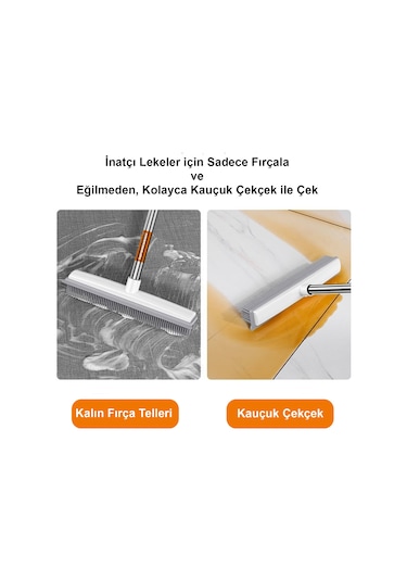 Turuncukoli Çekpas Kauçuk Fırça  Paspas Mop /  Banyo Vip Turbo Temizlik
/  Ev Araba Zemin Temizlik Fırçası