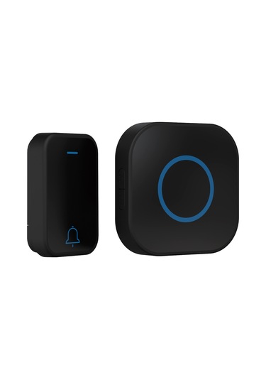 Suofeng Ev İçin Kablosuz Zil, 350m Uzak Mesafe, 4 Seviye Ses, 38 Melodi, Akıllı Bakım Çağrı Cihazı 1 Verici + 1 Alıcı, Avrupa Standartı