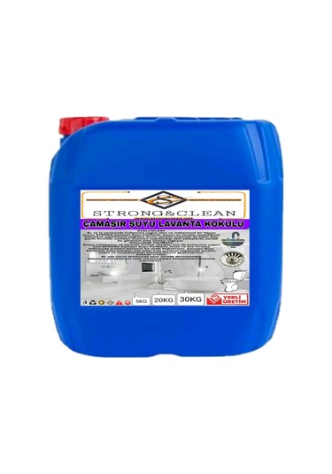 Strong&Clean Çamaşır Suyu Lavanta Kokulu 20 KG