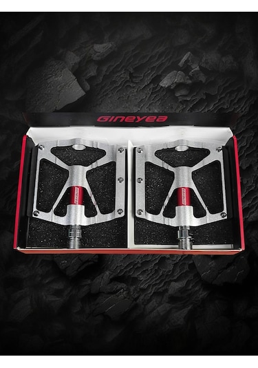 Forge Gt Xbyc 1804 Alüminyum Geniş Mtb Bmx Freestyle Platform Bisiklet Pedalı Gümüş