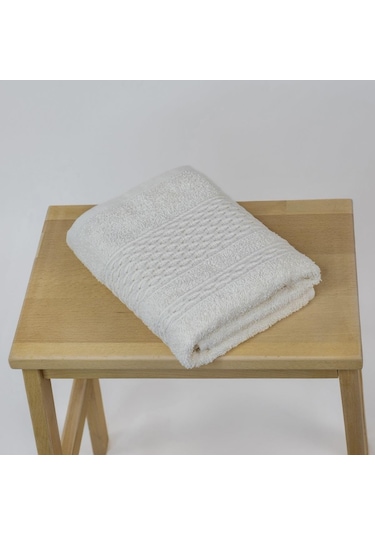 Pure Basic Pamuklu Havlu 50x85 Tek Parça El Havlusu krem