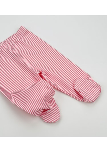 Sezgibaby 3'lü Kız Bebek Zıbın Seti Beyaz-pembe