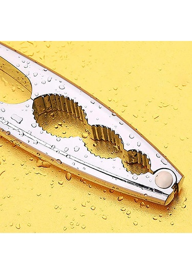 Nut Clip Supplies Walnut Manual Clip Food Creative Clip Walnut Kitchen 3-hole Kitchen 1 Adet, Gümüş