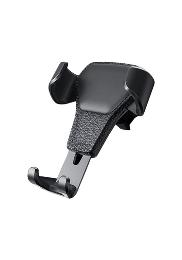 Dianziye Araç Vantilya Telefon Tutucu, Tek Elle Kullanıma Uygun Kütle Mekanizması, Kaymazsız, Şarj Portu Erişimi Sağlar, Siyah Siyah