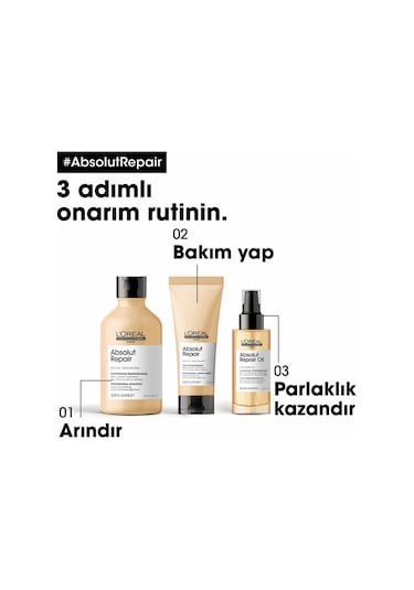 L'Oréal Professionnel Serie Expert Absolut Repair Yıpranmış Saçlar İçin Onarıcı Saç Bakım Kremi 200 ML