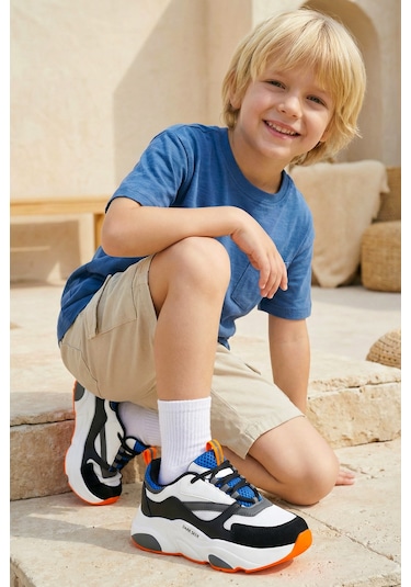 Dark Seer Kids Ds K 1838 Sneaker 2025 Kız Çocuk Beyaz-yeşil