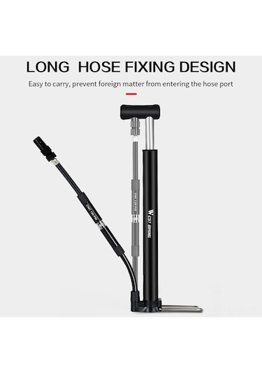 Moveevo Taşınabilir Bisiklet Pompası: 120psı, Alüminyum, Acil Durumlar İçin Pratik Çözüm
