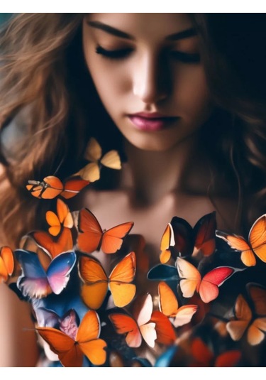 Gregorange Dekoratif 3d Kelebekler 48 Adet, İç Mekan Çıkartmaları, 208769069 Violet