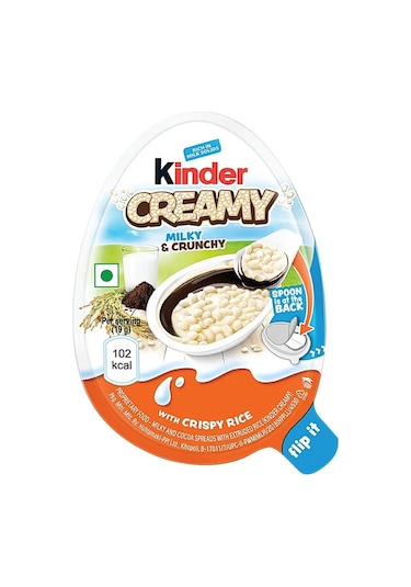 Kinder Creamy Milky & Crunchy With Crispy Rice 19 G