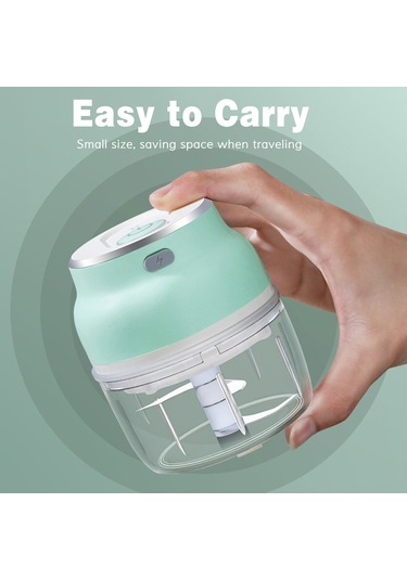 Kosona Usb Şarjlı Mini Yemek Blenderi - 150ml, Tek Tuşlu Hızlı Dilimleme, Sarımsak-soğan-kıyma İşleyici, Taşınabilir Ev Aleti Diğer