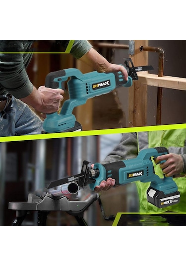 Stilmax TKT4810T 48V Samsung Çift Akülü Tilki Kuyruğu Testere + 7 Bıçak