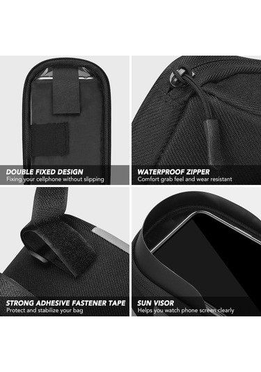 Padalink "pratik Bisiklet Çantası - Gece Görünürlüğü, Telefon Tutucu Ve Su Geçirmez" Çok Renkli