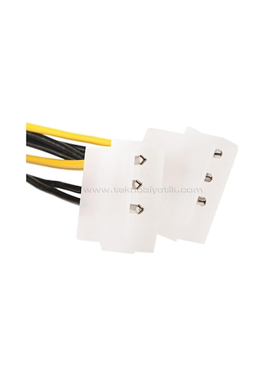 Dark 2 X 4 Pin Molex - 6+2 Pin Pci-E Dönüştürücü Kablo Dk-Cb-P10