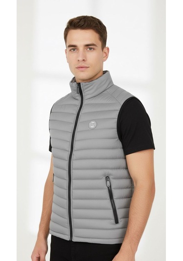 Plus Scorpion Erkek Şişme Mevsimlik Yelek Hafif, Fermuarlı, Şık Ve Rahat S-xxl Antrasit