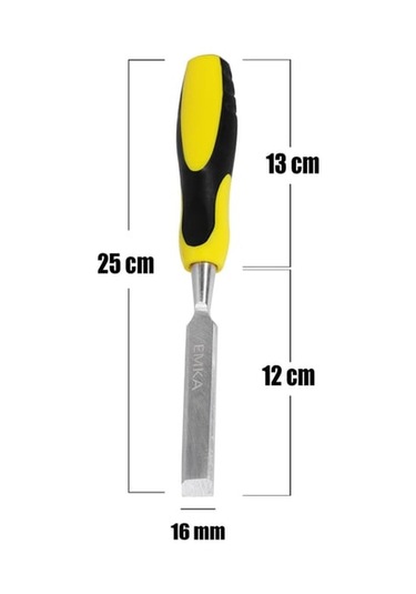 Emka Vurmalı Ağaç Oyma Yontma İskarpela 16 Mm