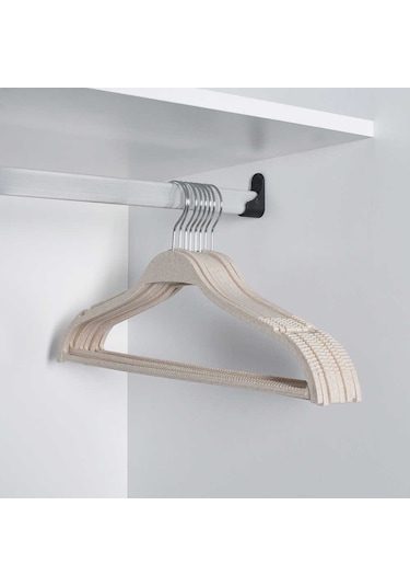 Adoremobilya Handymate Döner Kancalı Elbise Askısı-Naturel