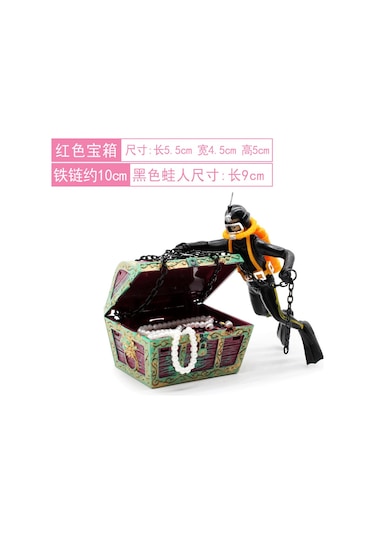 Youmex Akvaryum Zenginleştirici Süngerli Deniz Atı Adam Figürü - Siyah Renkli, Dayanıklı Malzeme, Kolay Kullanım