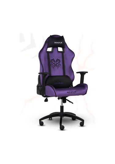 Rio Balerion Terletmez Kadife Kumaş Mor Gaming Oyuncu Koltuğu Mor