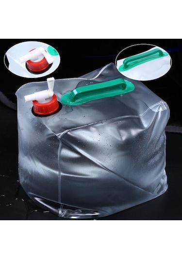 Outdoor 2 Parça 20l Katlanabilir Kamp Su Bidonu