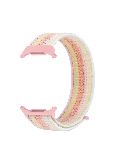 Biriva Home Galaxy Watch Ultra 47mm Krd-03 Hasır Kordon-krem