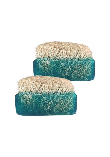 Doğal Kabak Lifli Okyanus Kokulu Sabun 120 Gr. İkili Set