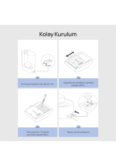 DREO Humidifier Aroma Pad 24 Lü Koku Pedi
