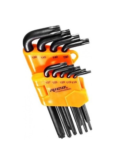Rico 9 Parça Torx Uçlu Uzun Alyan Takımı