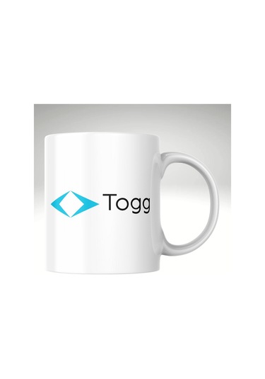 Applucky Togg Baskı Kupa Bardak Beyaz