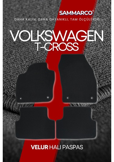 Volkswagen T-cross 2023 Halı Paspas Velur Paspas Kumaş Paspas Oto Paspas