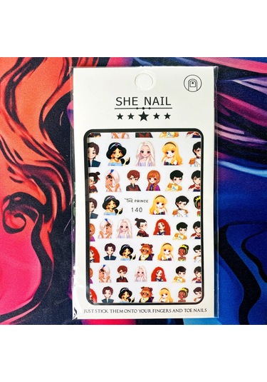 Lilo Ve Stitch Tırnak Çıkartmalar Anime Etiket Tırnak Sanat Süslemeleri Karikatür Animasyon Tırnaklar Üzerinde Basın Çivi Aksesuarları Manikür İçin Kahverengi