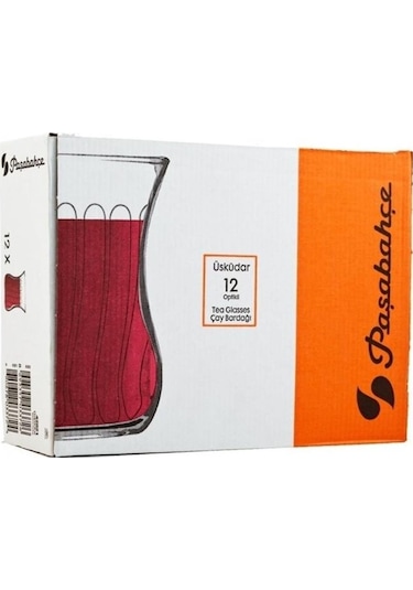 Paşabahçe Çay Bardağı 42021 Optikli 12li Şeffaf