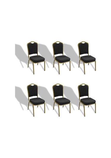 Banket Lux Sandalye 6 Adet Çok Renkli