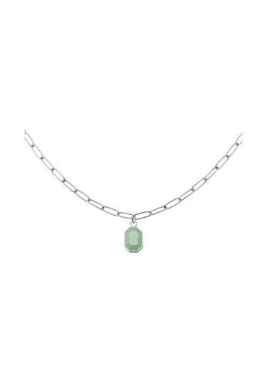 Rosefıeld Jnggs.j665 Yeşim Taşı Çelik Kolye Rose Gold