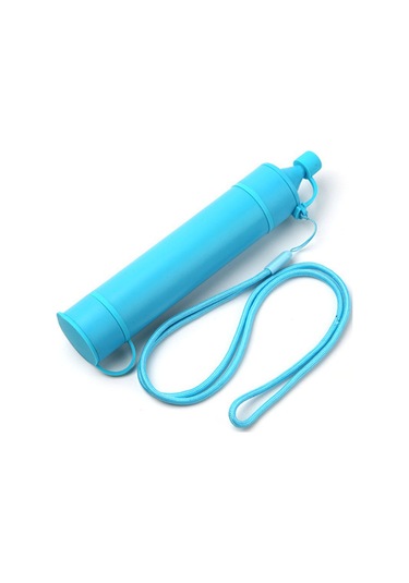 Mufunye Mavi Ultrafiltrasyon Membranlı Taşınabilir Su Filtre Çubuğu - 2000l Kapasite, 0.01 Mikron Hassasiyet, Outdoor Kamp Seyahat İçin