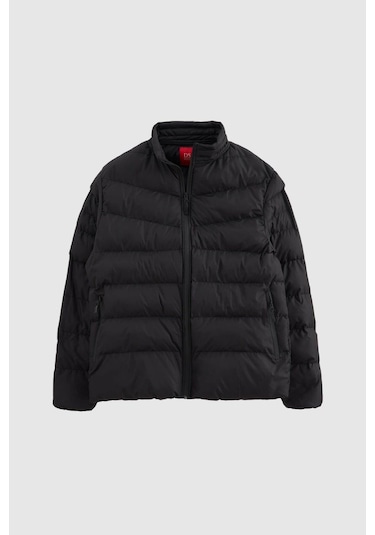 D's Damat Slim Fit Rüzgar Geçirmez Elyaf Dolgulu Erkek Mont 1HF07ORT01940 Siyah D's Damat Slim Fit Rüzgar Geçirmez Elyaf Dolgulu Erkek Mont 1HF07ORT01940 Siyah