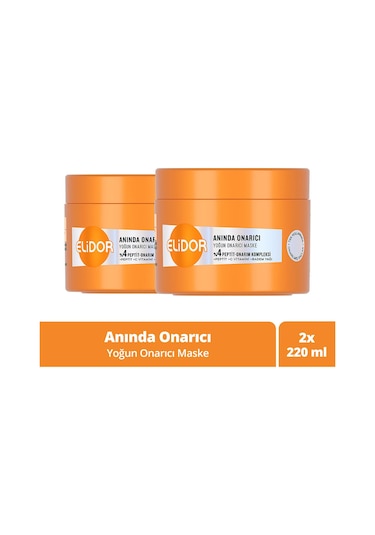 Elidor Anında Onarıcı Yoğun Onarıcı Saç Maskesi 2 x 220 ML