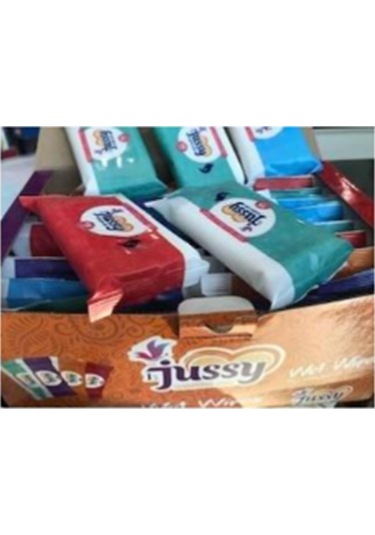 Jussy 36lı Cep Islak Mendil Pakette 15 Adet Alcohol Free - Paraben Free