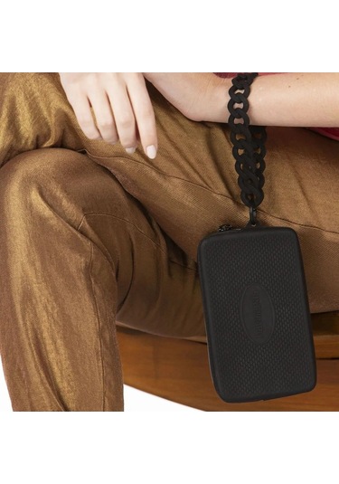 Mini Bag Chain Siyah Plaj Çantası Siyah