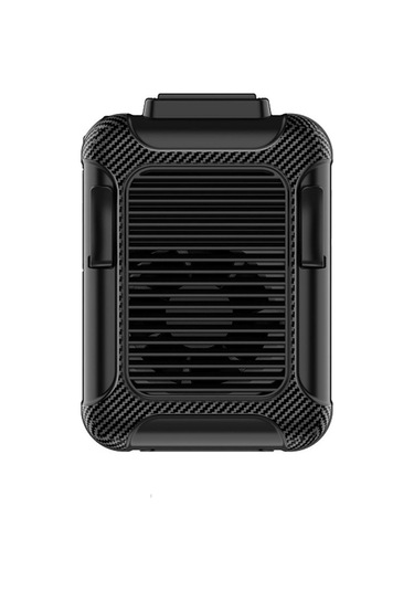 Açık Hava Bel Askılı Vantilatör Yaz Taşınabilir Klipsli Vantilatör 6000mah Pil Boyun Askılı Vantilatör Siyah